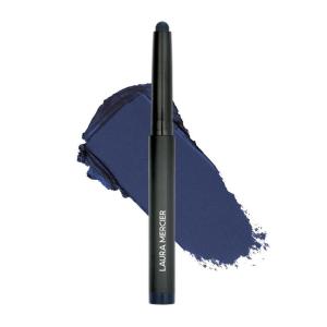 Laura Mercier Caviar Stick Cream Eyeshadow: Shimmer and Matte Finishes, 24HR Wear, Long Lasting, Rich Color, Easily Blendable and Buildable, Waterproof, Hyaluronic Acid Infused(Matte Midnight Blue – Navy Blue)