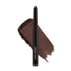 Laura Mercier Caviar Stick Cream Eyeshadow: Shimmer and Matte Finishes, 24HR Wear, Long Lasting, Rich Color, Easily Blendable and Buildable, Waterproof, Hyaluronic Acid Infused(Shimmer Cocoa – Rich walnut brown with hidden pearl)