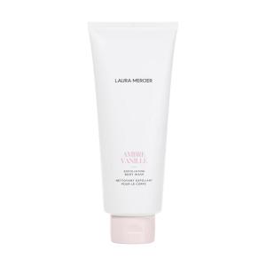 Laura Mercier Exfoliating Body Wash, Strawberry Seed and Sugar Scrub-Infused Exfoliator, Removes Impurities, Helps to Improve Uneven Skin Tone, Elasticity and Circulation(Ambre Vanille)