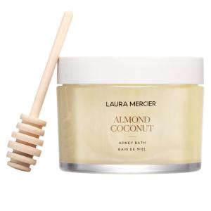 Laura Mercier Honey Bath Gel, Foaming Bubble Bath, Long-Lasting Hydration, Helps Maintain Skin’s Moisture, Provides Visible Radiance, Suitable for All Skin Types(Almond Coconut)