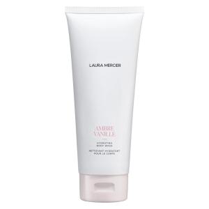 Laura Mercier Hydrating Body Wash, Foaming Daily Body Cleanser, Up to 10HR Hydration, Softens and Smooths Skin, Non-Drying Formula, Creamy Gel Texture(Ambre Vanille)