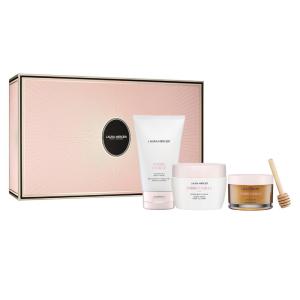 Laura Mercier Serum Body Cream, Moisturizing Serum-Infused, 48HR Hydration, Improves Skin Barrier, Soothes Dry Skin, Shea Butter and Squalane Intensely Nourishes, Bath & Body Set, Holiday Gift Set(Ambre Vanille Holiday Set)