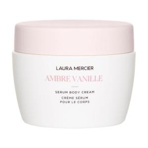 Laura Mercier Serum Body Cream, Moisturizing Serum-Infused, 48HR Hydration, Improves Skin Barrier, Soothes Dry Skin, Shea Butter and Squalane Intensely Nourishes, Bath & Body Set, Holiday Gift Set(Ambre Vanille)