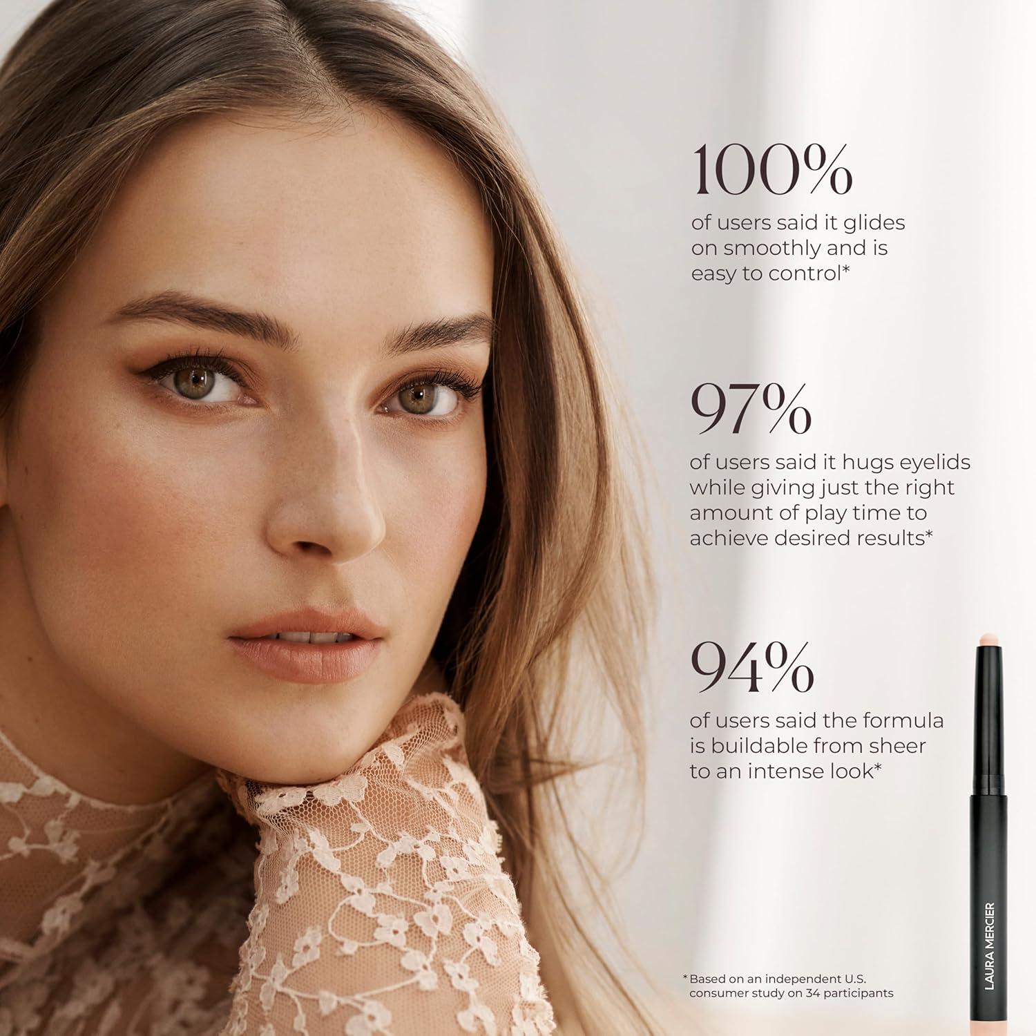imageLaura Mercier Caviar Stick Cream Eyeshadow Matte Finish 24HR Wear Long Lasting Rich Color Easily Blendable and Buildable Waterproof Au Natural  Caviar Extravagant Mascara Bundle