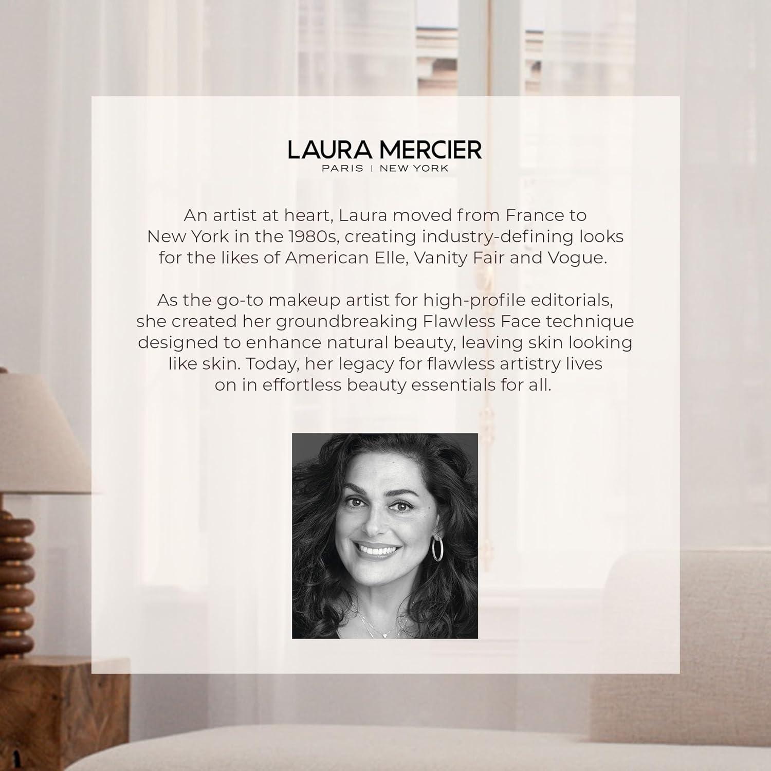 imageLaura Mercier Foundation and Finishing Powder Face Brushes Use to Apply Color and Contour Designed for Expert Even and Smooth ApplicationFinishing Brush