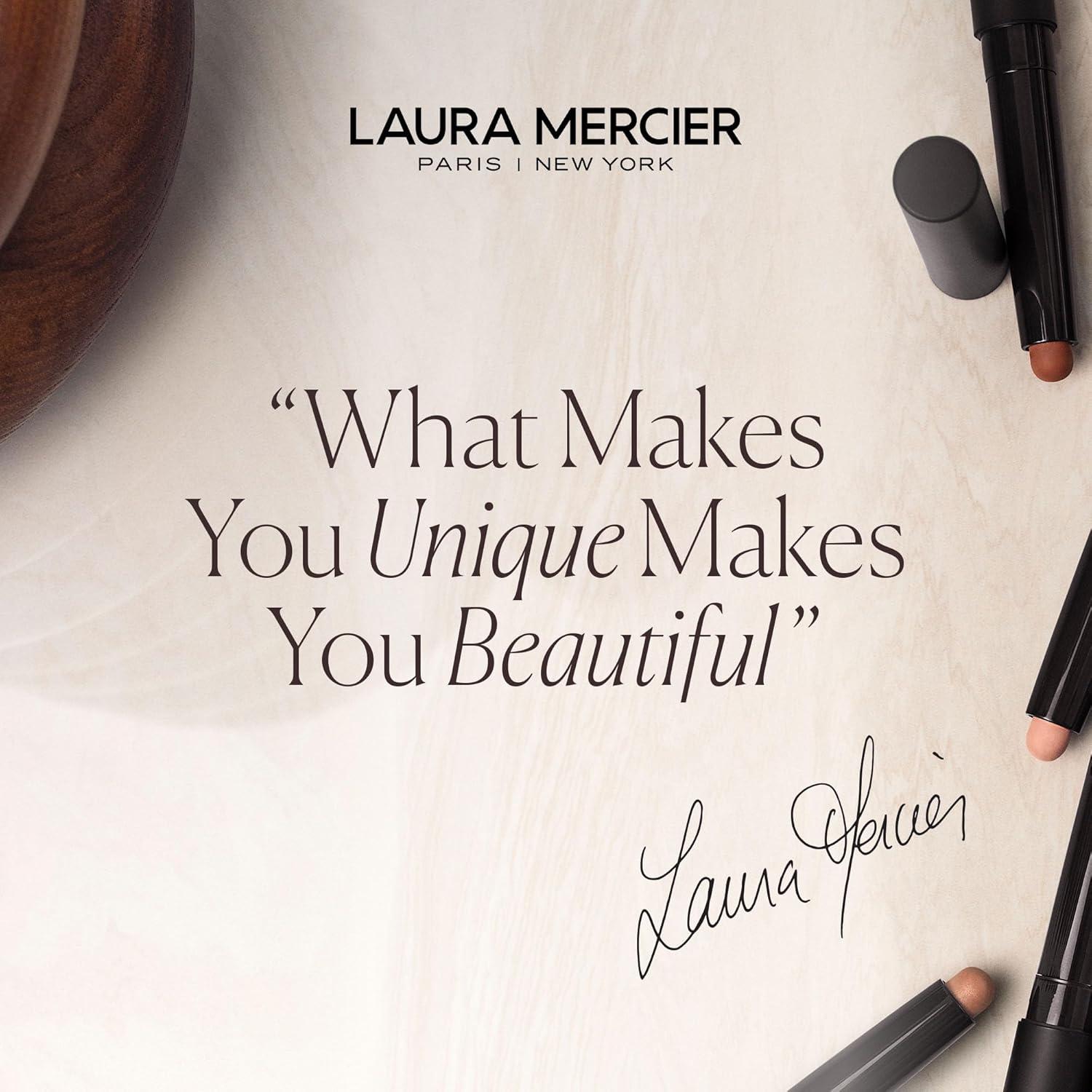 imageLaura Mercier Foundation and Finishing Powder Face Brushes Use to Apply Color and Contour Designed for Expert Even and Smooth ApplicationGlow Powder Brush