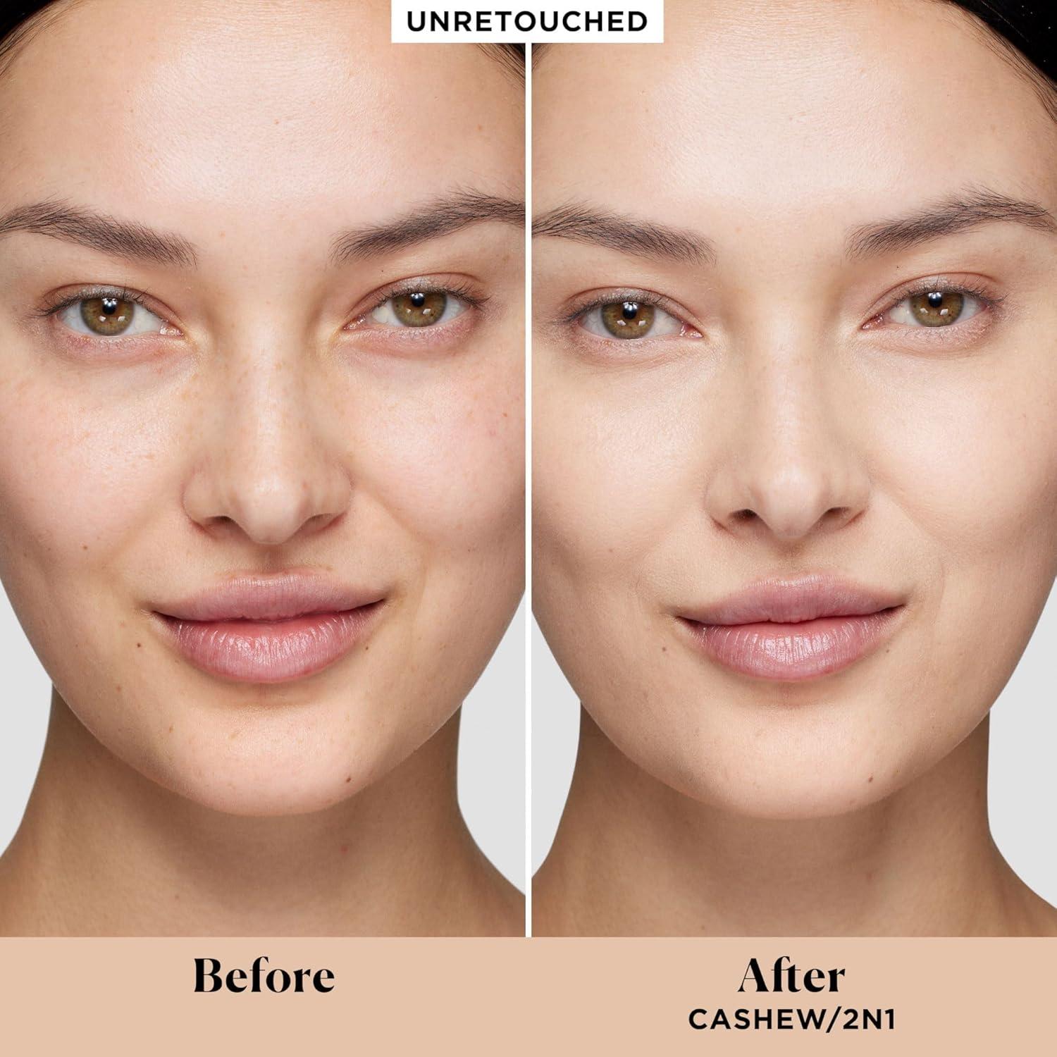 imageLaura Mercier Real Flawless Waterproof Liquid Foundation 12 HR FadeProof Wear Hydrating 2N1 Cashew  Translucent Loose Setting Powder 24 HR Shine Control Soft Matte Finish Bundle