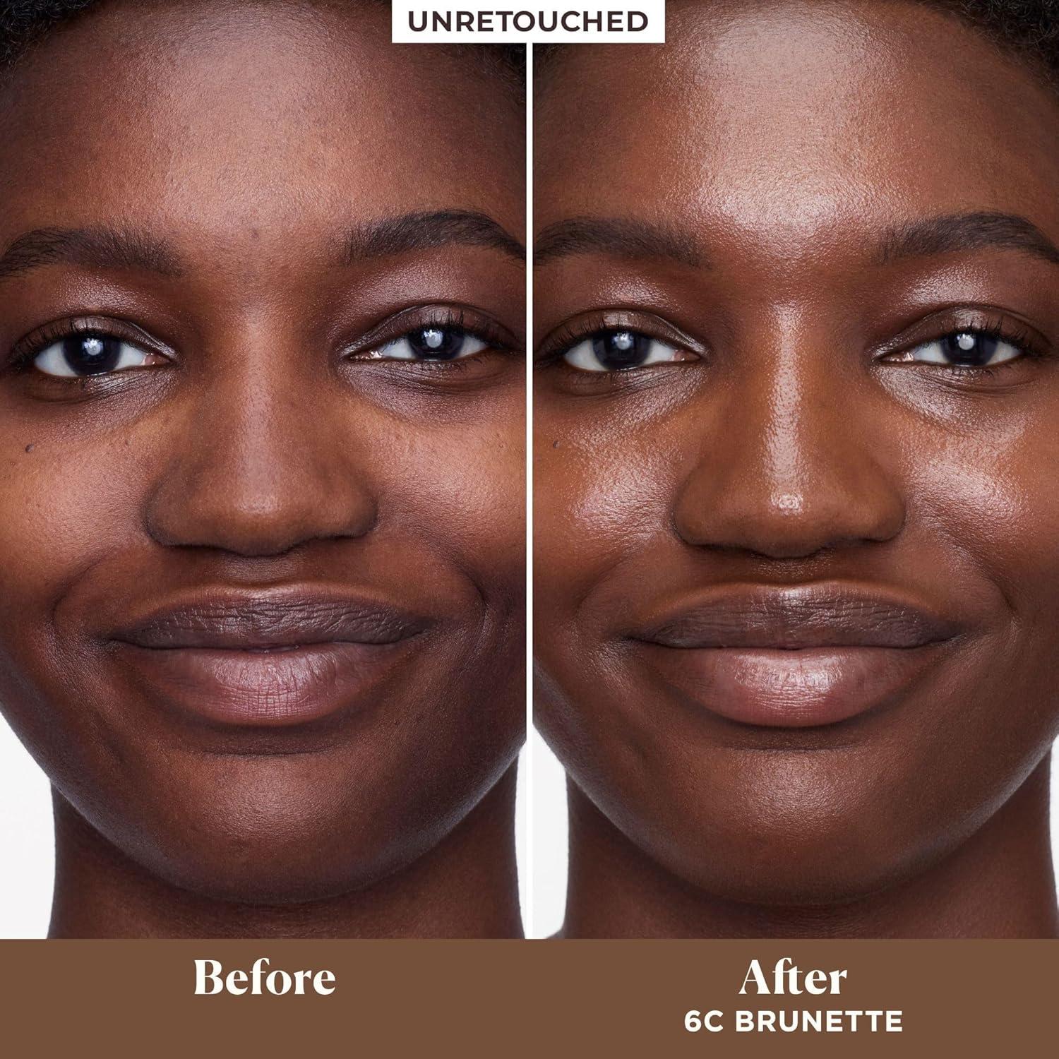 imageLaura Mercier Tinted Moisturizer Natural Dewy with SPF 30 24HR Hydration Long Lasting Sheer to Light Buildable Coverage Dewy Finish Improve Skin Tone and Texture Skin Tint6C Brunette Deep with cool undertones