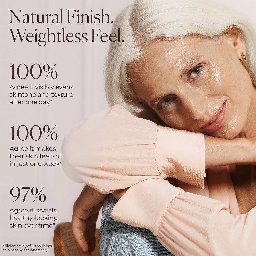 imageLaura Mercier Tinted Moisturizer Natural Dewy with SPF 30 24HR Hydration Long Lasting Sheer to Light Buildable Coverage Dewy Finish Improve Skin Tone and Texture Skin Tint0N Silk  Very fair with neutral undertones