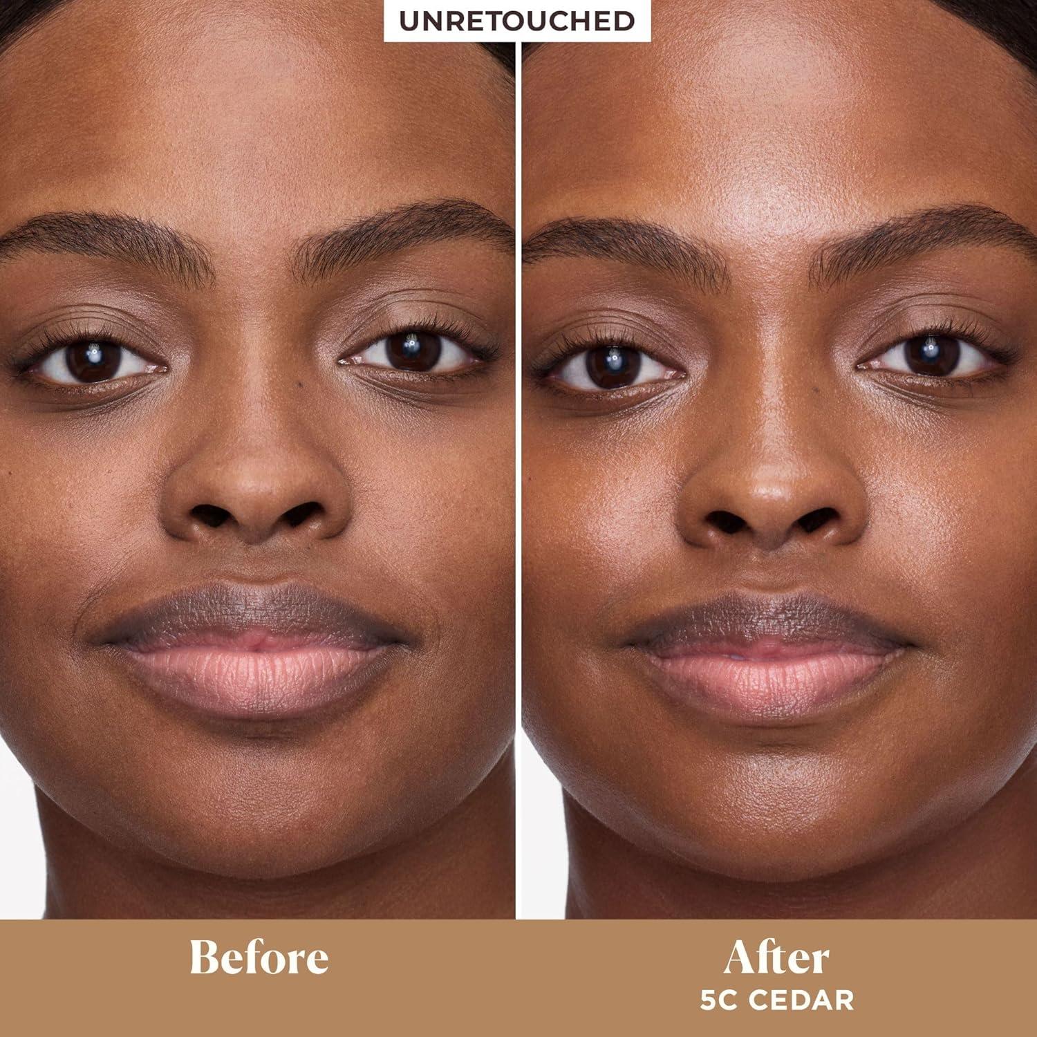 imageLaura Mercier Tinted Moisturizer Natural Dewy with SPF 30 24HR Hydration Long Lasting Sheer to Light Buildable Coverage Dewy Finish Improve Skin Tone and Texture Skin Tint5C Cedar Medium Deep with cool undertones