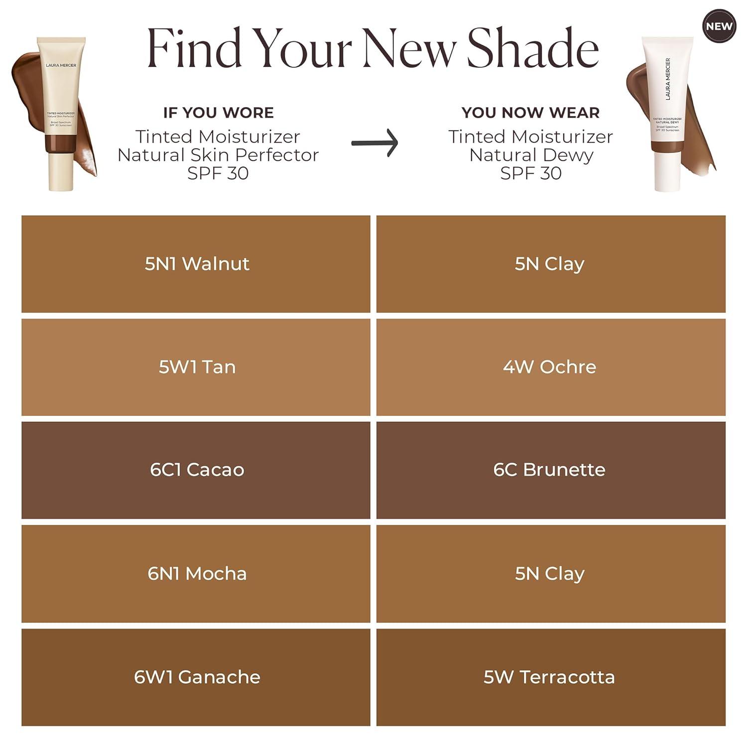 imageLaura Mercier Tinted Moisturizer Natural Dewy with SPF 30 24HR Hydration Long Lasting Sheer to Light Buildable Coverage Dewy Finish Improve Skin Tone and Texture Skin Tint5W Terracotta Medium Deep with warm undertones