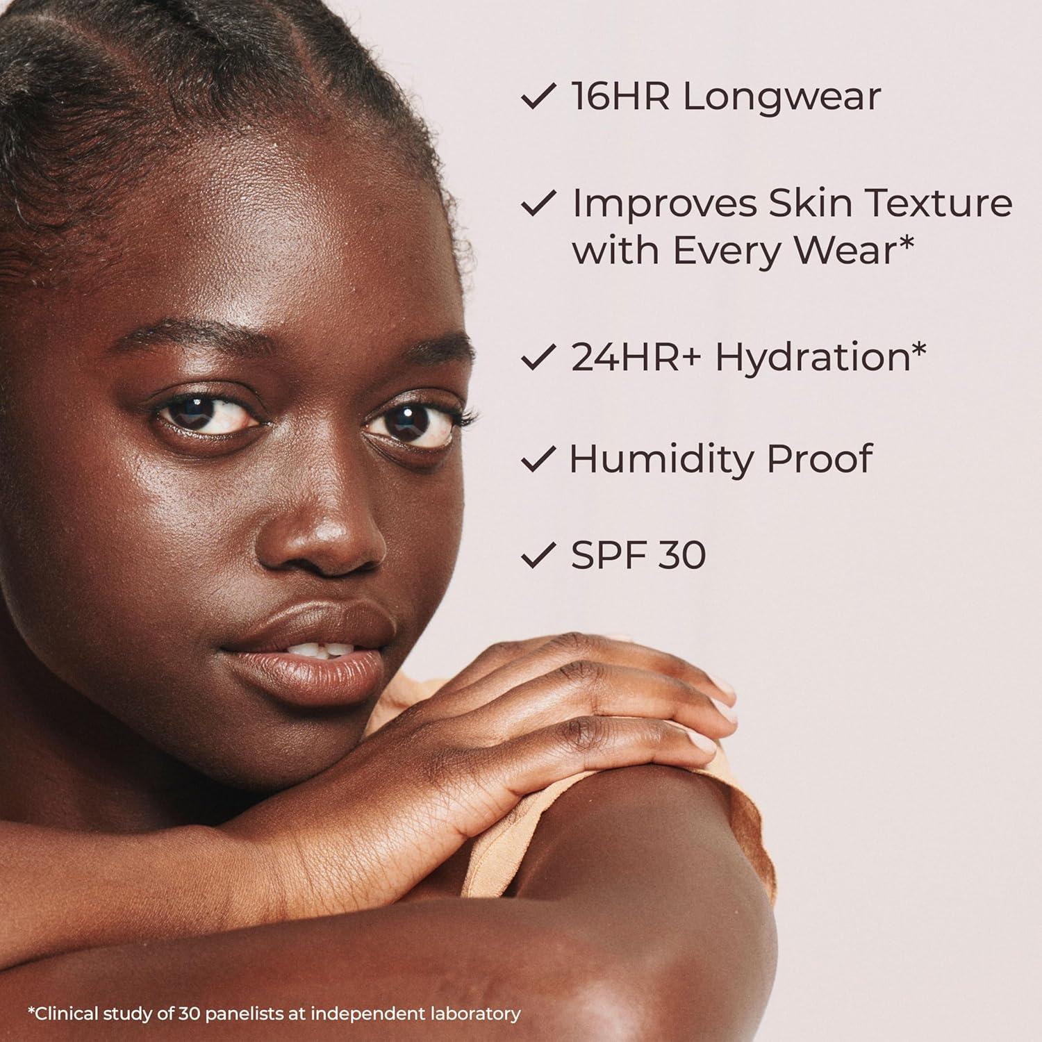 imageLaura Mercier Tinted Moisturizer Natural Dewy with SPF 30 24HR Hydration Long Lasting Sheer to Light Buildable Coverage Dewy Finish Improve Skin Tone and Texture Skin Tint7N Mahogany Rich Deep with neutral undertones