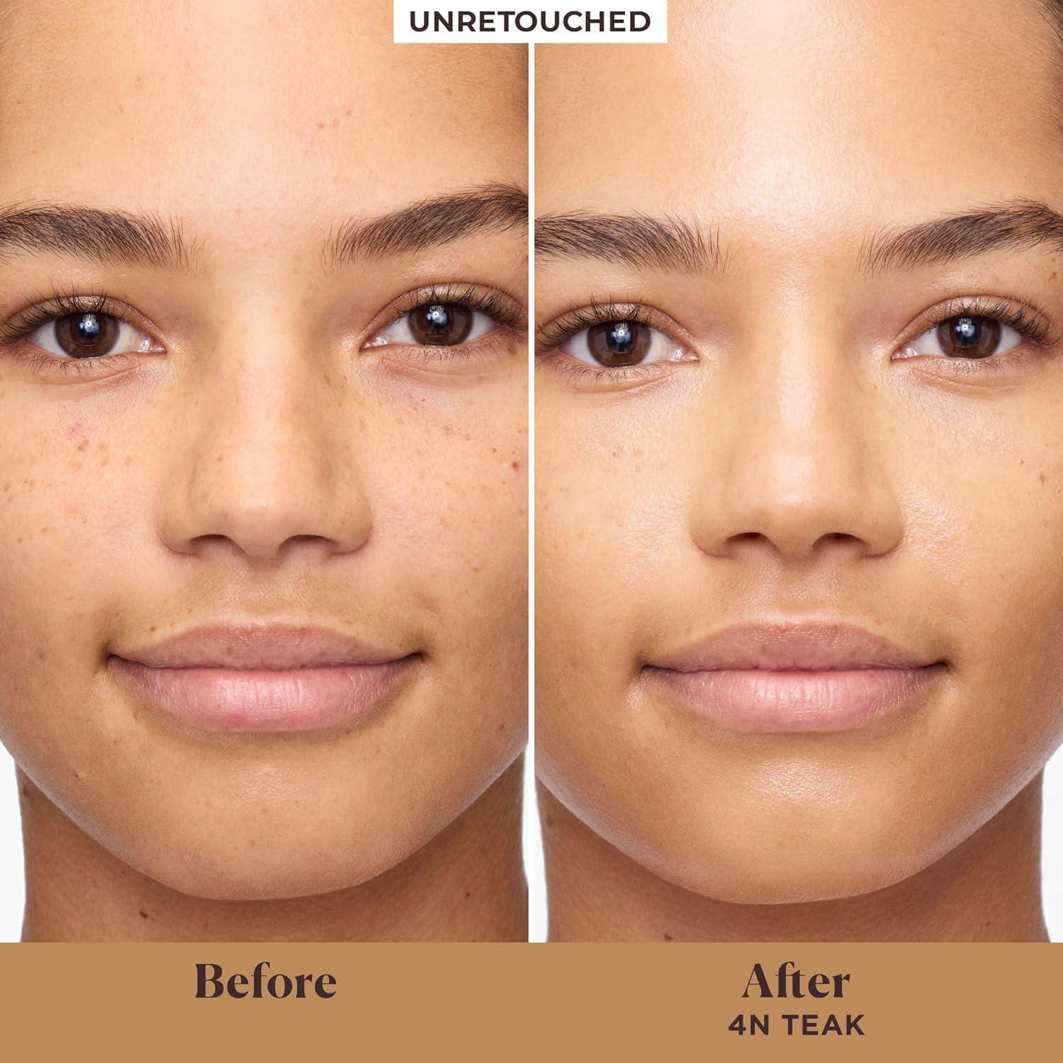 imageLaura Mercier Tinted Moisturizer Natural Dewy with SPF 30 24HR Hydration Long Lasting Sheer to Light Buildable Coverage Dewy Finish Improve Skin Tone and Texture Skin Tint4N Teak Medium with neutral undertones