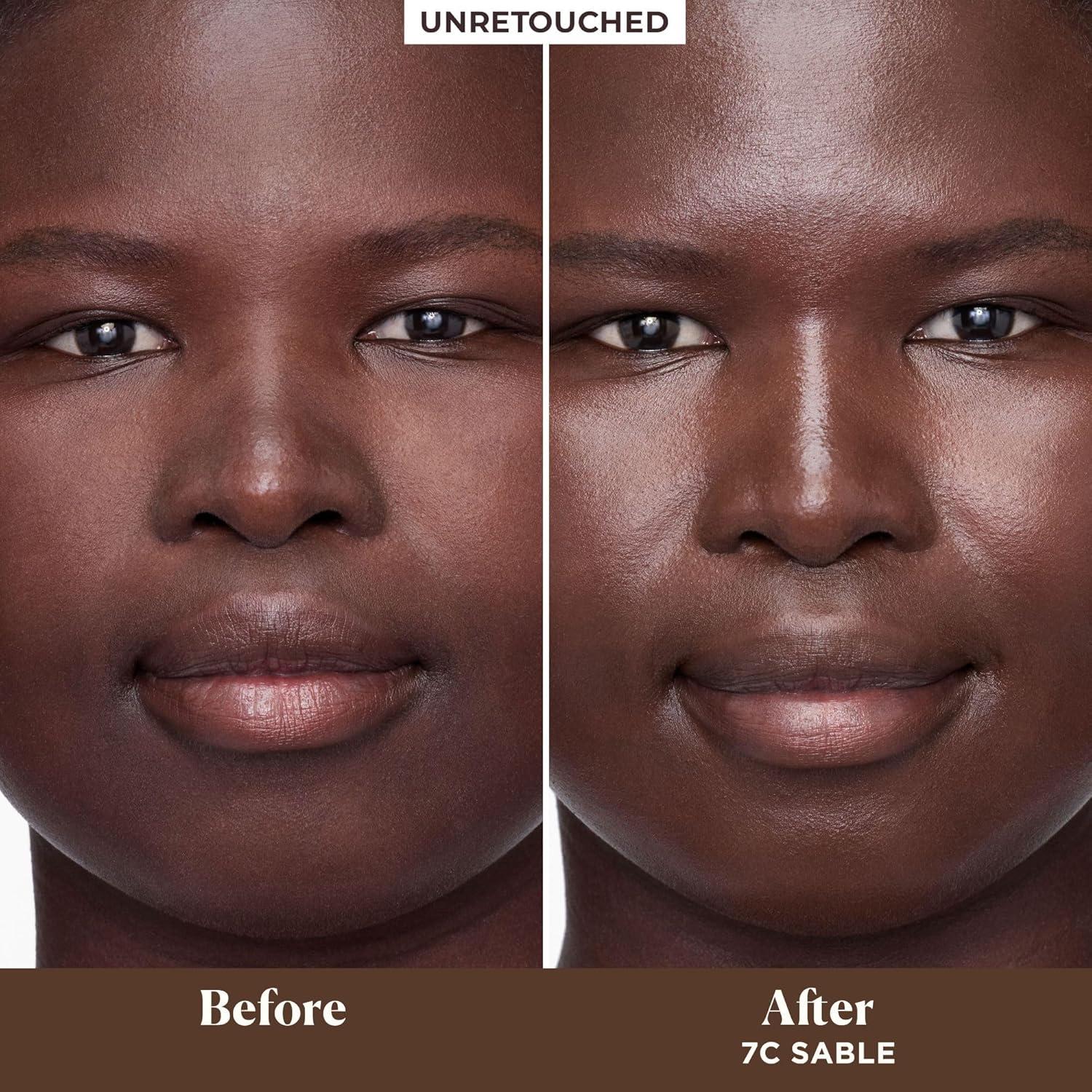 imageLaura Mercier Tinted Moisturizer Natural Dewy with SPF 30 24HR Hydration Long Lasting Sheer to Light Buildable Coverage Dewy Finish Improve Skin Tone and Texture Skin Tint7C Sable Rich Deep with cool undertones