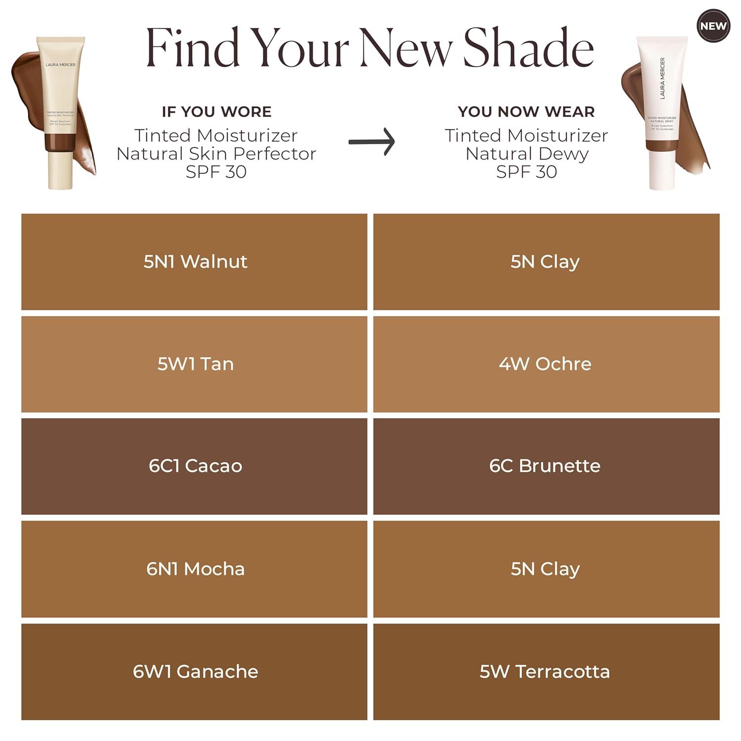 imageLaura Mercier Tinted Moisturizer Natural Dewy with SPF 30 24HR Hydration Long Lasting Sheer to Light Buildable Coverage Dewy Finish Improve Skin Tone and Texture Skin Tint7N Mahogany Rich Deep with neutral undertones