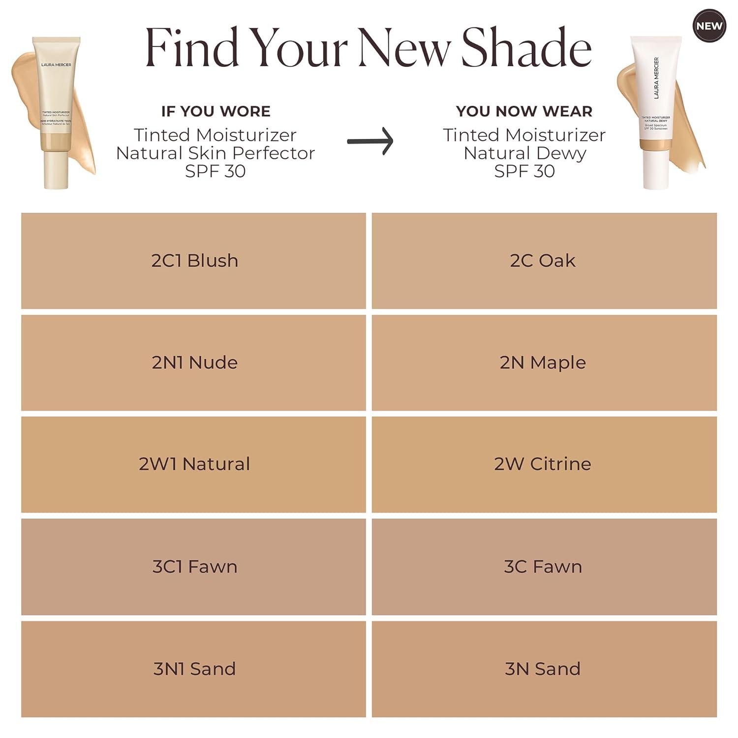 imageLaura Mercier Tinted Moisturizer Natural Dewy with SPF 30 24HR Hydration Long Lasting Sheer to Light Buildable Coverage Dewy Finish Improve Skin Tone and Texture Skin Tint2W Citrine Light with warm undertones