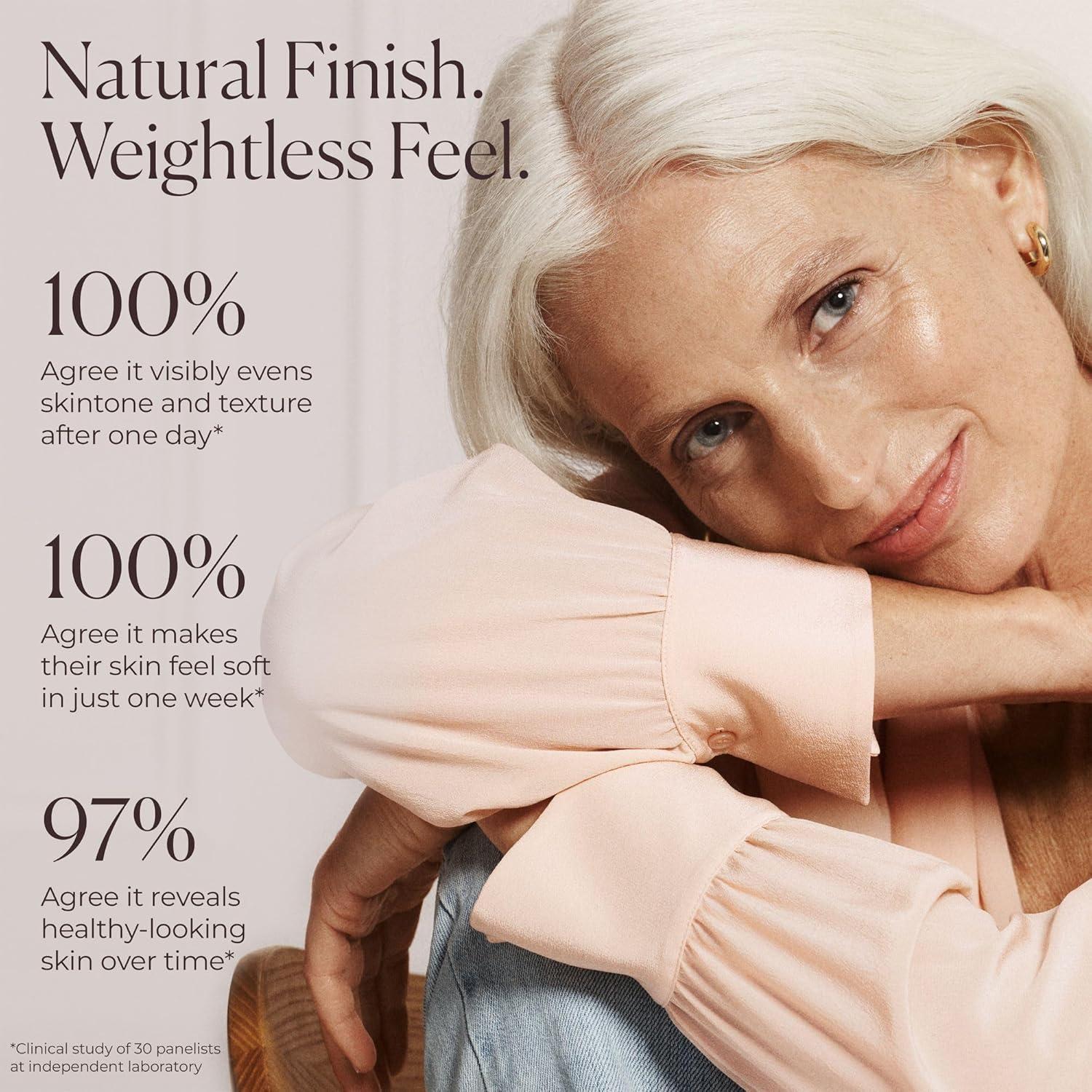 imageLaura Mercier Tinted Moisturizer Natural Dewy with SPF 30 24HR Hydration Long Lasting Sheer to Light Buildable Coverage Dewy Finish Improve Skin Tone and Texture Skin Tint3W Palomino Light Medium with warm undertones