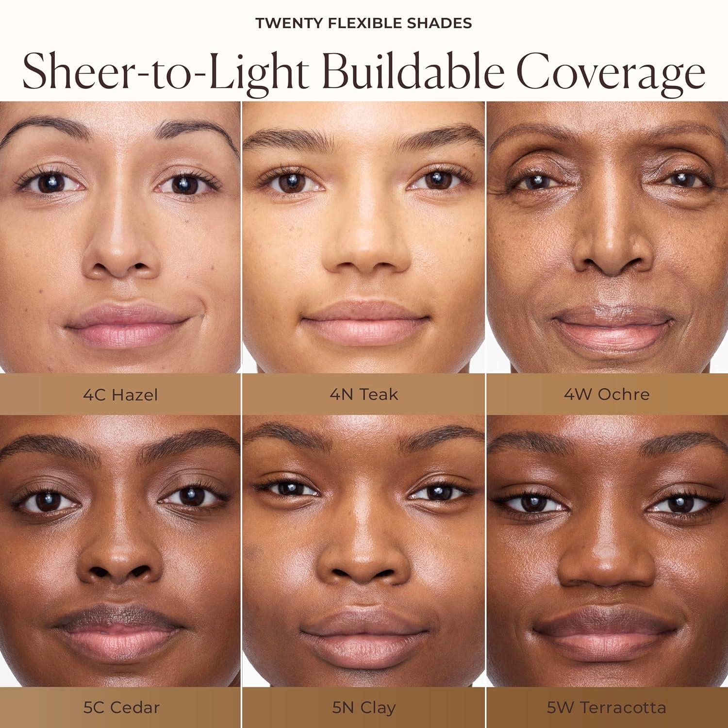 imageLaura Mercier Tinted Moisturizer Natural Dewy with SPF 30 24HR Hydration Long Lasting Sheer to Light Buildable Coverage Dewy Finish Improve Skin Tone and Texture Skin Tint5N Clay Medium Deep with neutral undertones