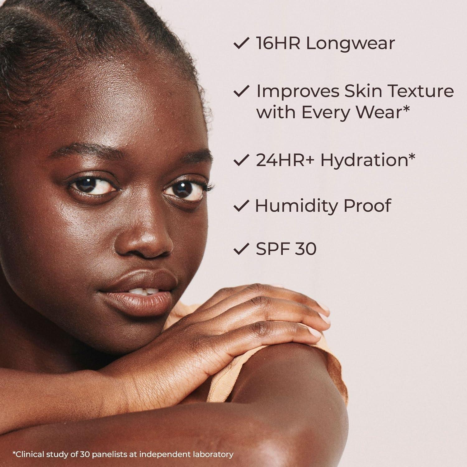 imageLaura Mercier Tinted Moisturizer Natural Dewy with SPF 30 24HR Hydration Long Lasting Sheer to Light Buildable Coverage Dewy Finish Improve Skin Tone and Texture Skin Tint1N Birch Fair with neutral undertones