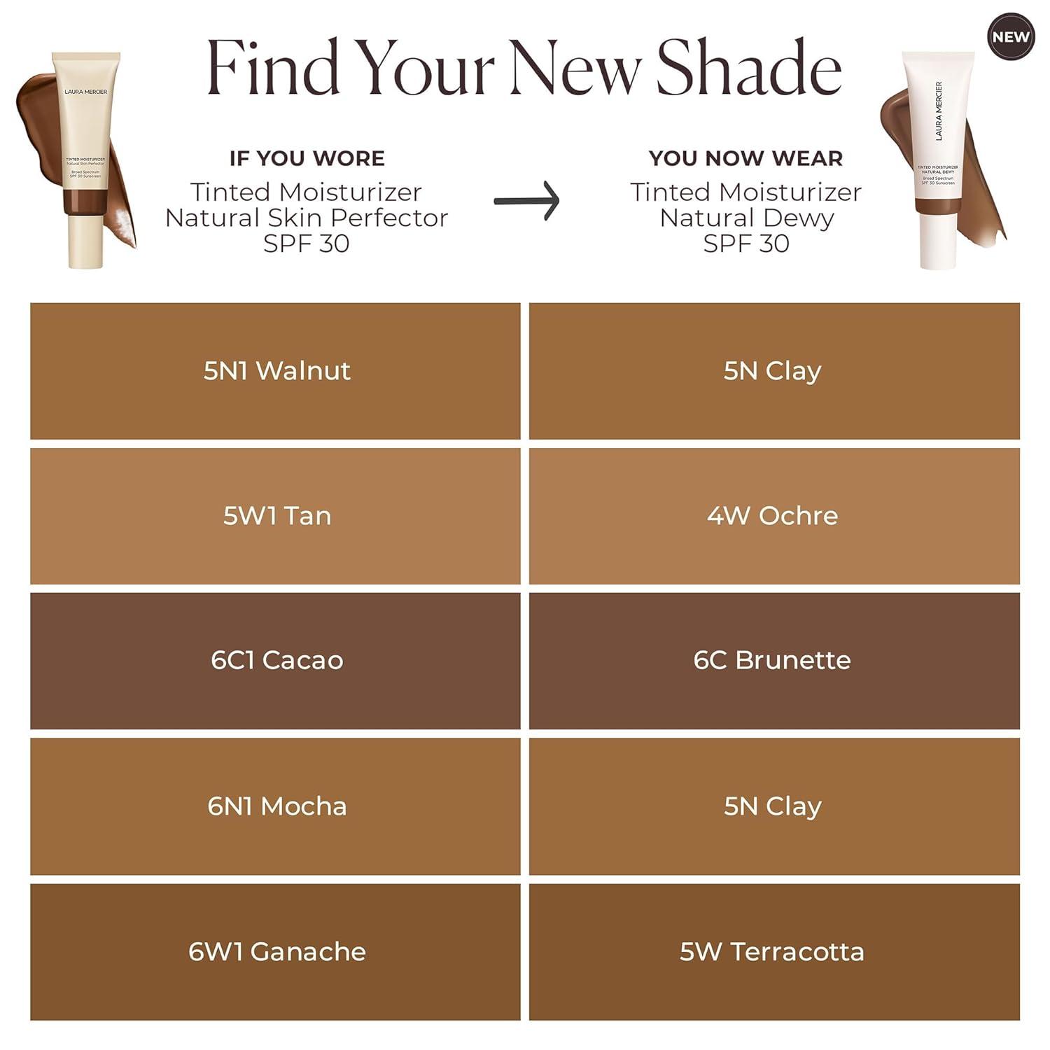 imageLaura Mercier Tinted Moisturizer Natural Dewy with SPF 30 24HR Hydration Long Lasting Sheer to Light Buildable Coverage Dewy Finish Improve Skin Tone and Texture Skin Tint7C Sable Rich Deep with cool undertones