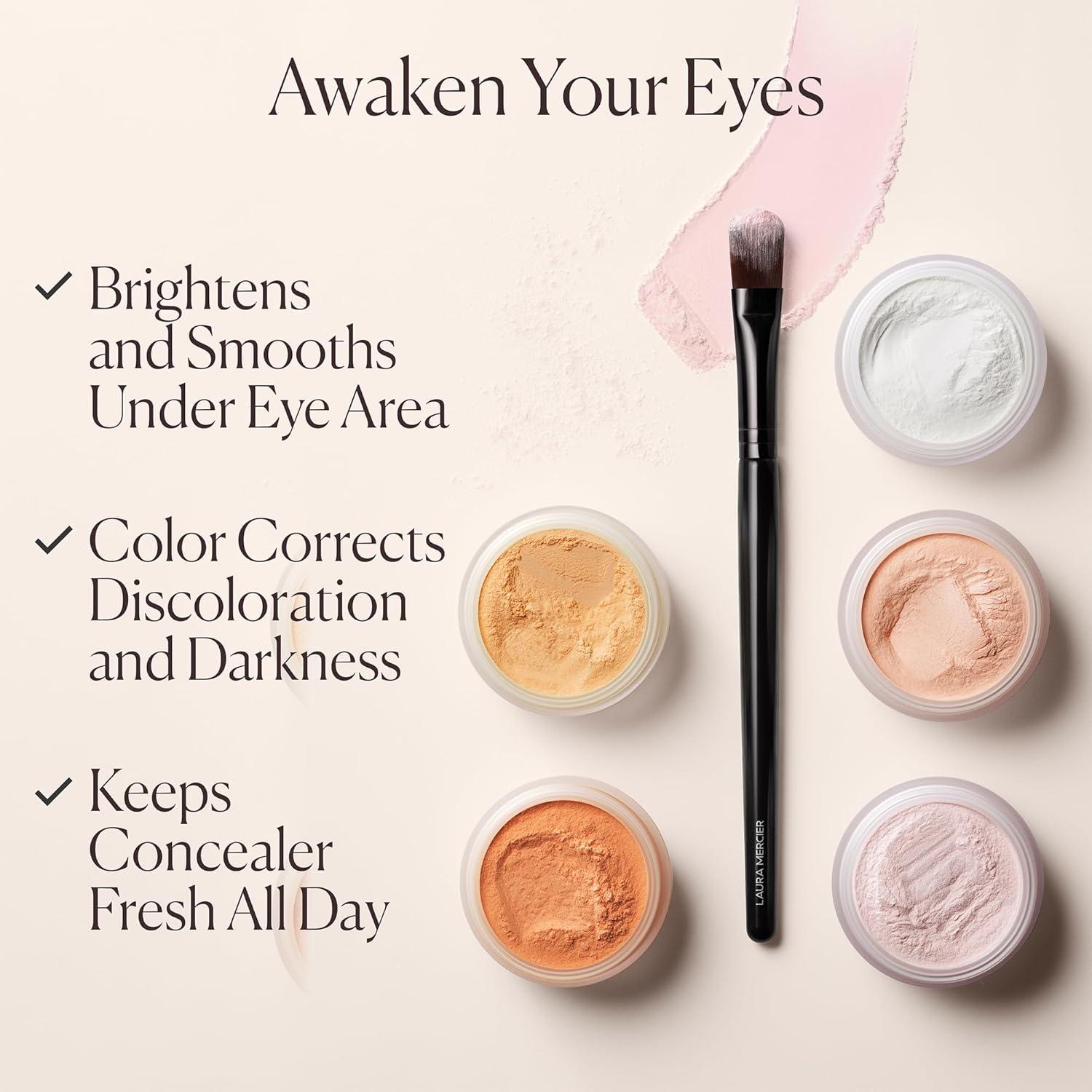 imageLaura Mercier Translucent Loose Setting Powder in Shade Medium Deep and Secret Brightening Color Correcting Powder for Under Eyes in Shade Deep Peach Bundle