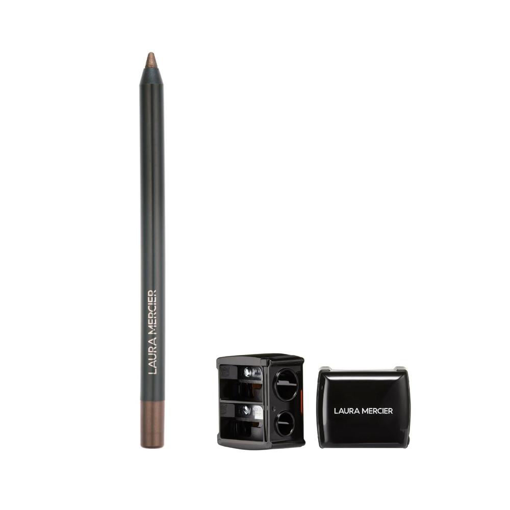 imageLaura Mercier Caviar Tightline Eyeliner and Pencil Sharpener Bundle Long Lasting Color Creaseproof Waterproof Shade Bronze Includes Cleaning Pick