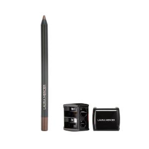 Laura Mercier Caviar Tightline Eyeliner and Pencil Sharpener Bundle: Long Lasting Color, Crease-proof, Waterproof, Shade Bronze, Includes Cleaning Pick