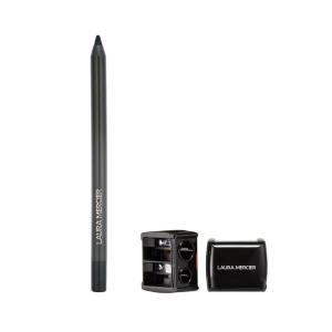 Laura Mercier Caviar Tightline Eyeliner and Pencil Sharpener Bundle: Long Lasting Color, Crease-proof, Waterproof, Shade Tuxedo, Includes Cleaning Pick