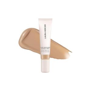 Laura Mercier Tinted Moisturizer Natural Dewy with SPF 30: 24HR+ Hydration, Long Lasting, Sheer to Light, Buildable Coverage, Dewy Finish, Improve Skin Tone and Texture, Skin Tint(3N Sand- Light Medium with neutral undertones)
