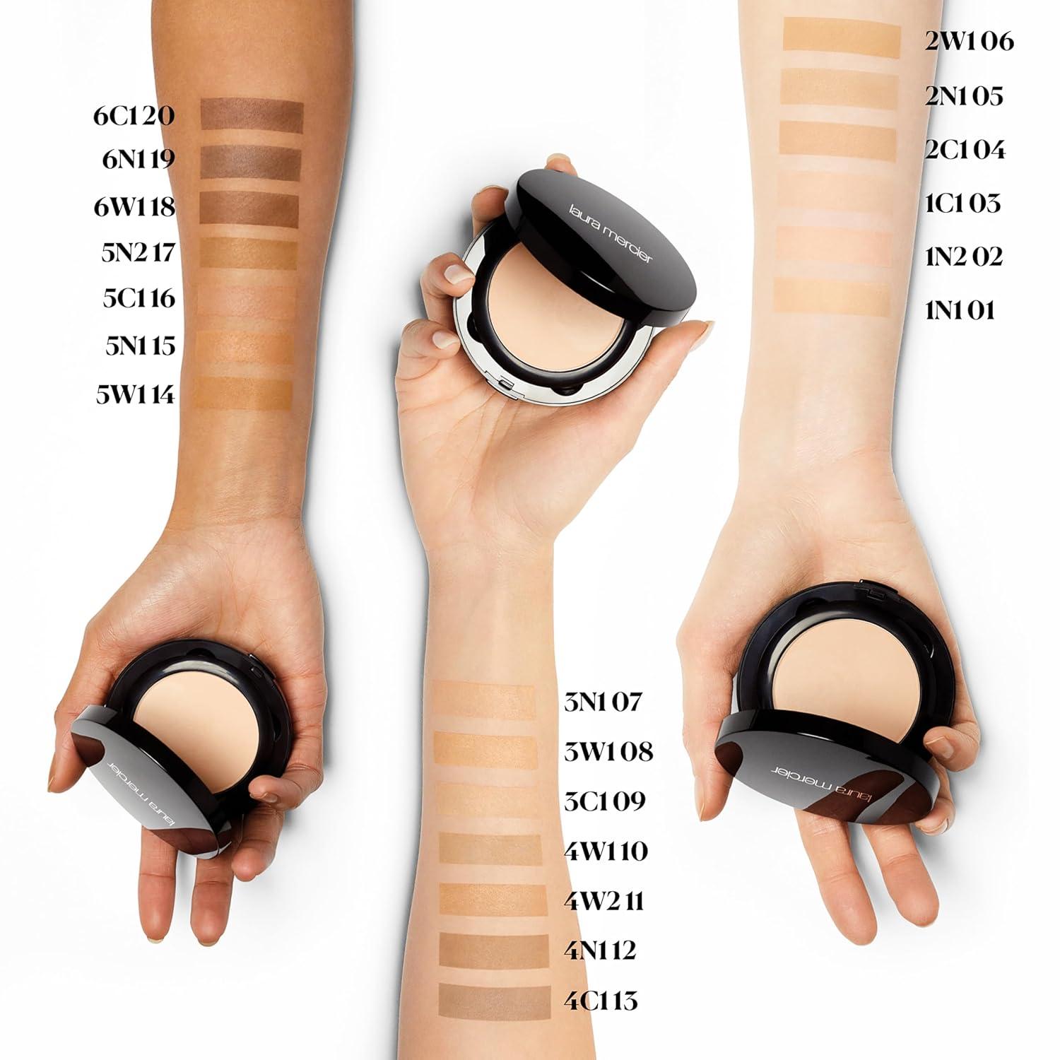 imageLaura Mercier Smooth Finish Foundation Powder NonComedogenic Breathable Sheer to Full Coverage Wet or Dry Application Matte or Natural Finish OilFree Ideal for All Skin TypesShade 18 6W1 deep with warm undertones