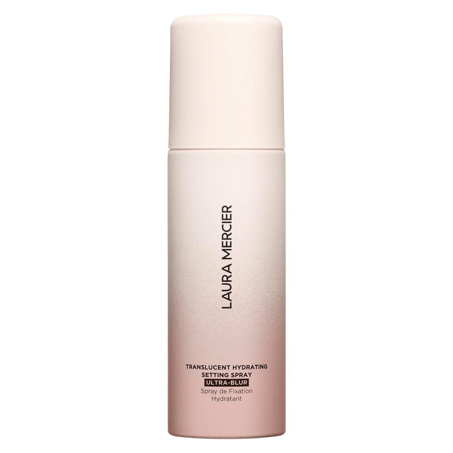 imageLaura Mercier Translucent Hydrating Setting Spray UltraBlur MicroFine Blurring Face Mist 24HR Shine Control Natural Finish Smudge ampamp TransferProof Infused with Hyaluronic Acid Niacinamide