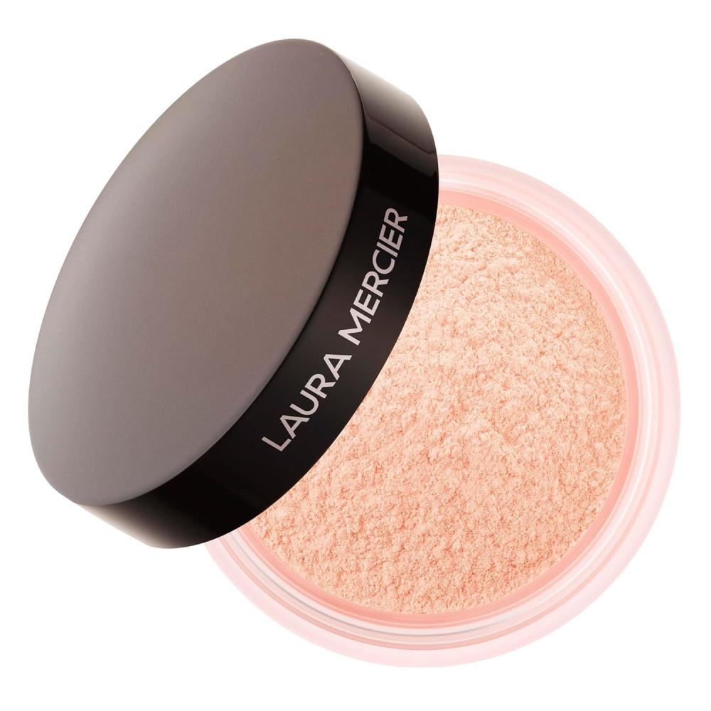 imageLaura Mercier Secret Brightening UnderEye Loose Setting Powder Peach  Pink Pigments to Brighten the Under Eye Color Correct Discoloration Sets ampamp Extends Concealer 6 Shades for All Skin TonesPeach