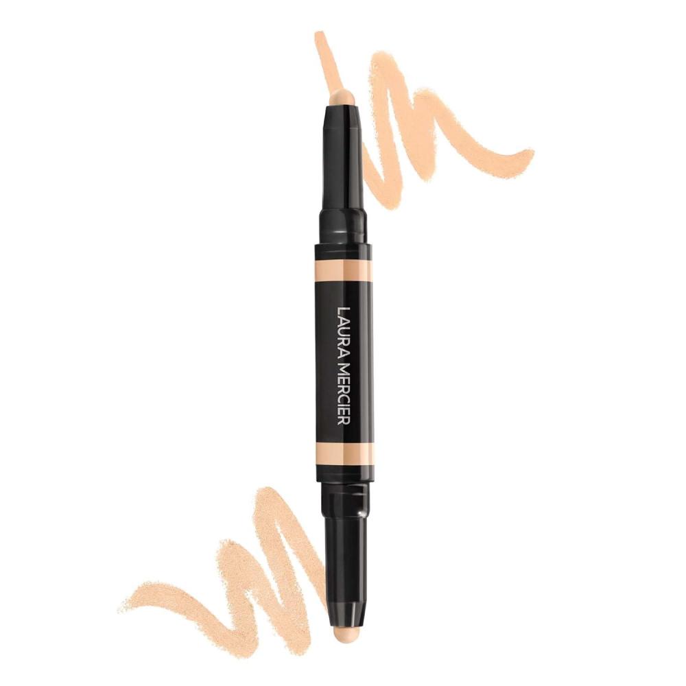 imageLaura Mercier Secret Camouflage Brighten and Correct Duo 2in1 Face and Under Eye Concealer Stick Blurs Imperfections and Reduces Appearance of Undereye Dark Circles Full Coverage1N fair with neutral undertones 01