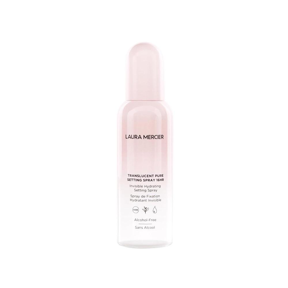 imageLaura Mercier Translucent Pure Setting Spray 16HR Long Lasting Wear Hydrating SkinComforting Formula Weightless Feel Invisible Finish All Day Oil Breakthrough Control