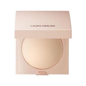 Laura Mercier Real Flawless Luminous Perfecting Talc-Free Pressed Finishing Powder, Creamy Formula, Light Coverage, Natural Luminous Finish, Enlivens Skin, Adds Dimension(Translucent)