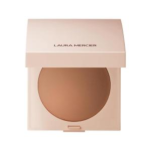 Laura Mercier Real Flawless Luminous Perfecting Talc-Free Pressed Finishing Powder, Creamy Formula, Light Coverage, Natural Luminous Finish, Enlivens Skin, Adds Dimension(Translucent Deep)