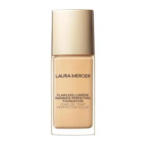 Laura Mercier Flawless Lumière Foundation, 15HR Hydration, Medium to Full Coverage, Breathable Formula, Improves the Look of Dull and Dry Skin, Luminous Finish, Non-Comedogenic, Vitamin C Infused(2W1 Macadamia – light with warm undertones (08))