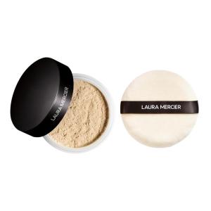 Laura Mercier Translucent Loose Setting Powder in Shade Translucent: 24 HR Shine Control, Soft Matte Finish, Best for Normal to Oily Skin, For Very Fair to Medium Skin Tones + Velour Puff Bundle