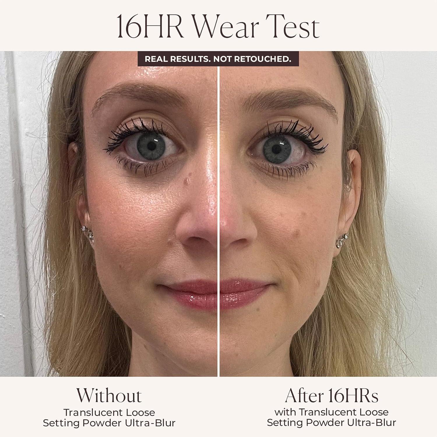 imageLaura Mercier Hydrating Setting Spray UltraBlur and Translucent Loose TalcFree Setting Powder UltraBlur in Shade Translucent Bundle Hyaluronic Acid Infused Shine Control
