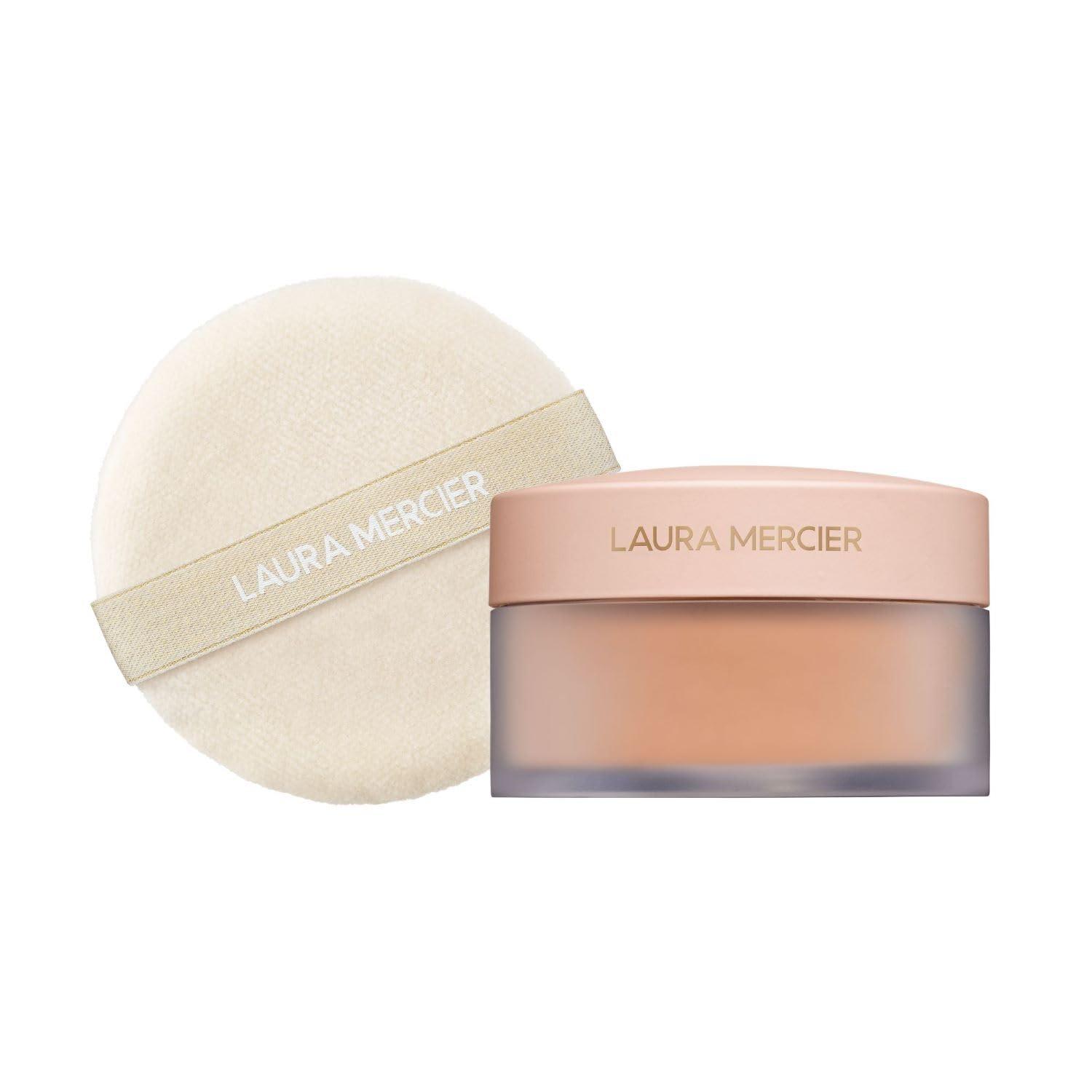 image:imageLaura Mercier Translucent Loose Setting Powder amp Puff Set 24 HR Shine Control Soft Matte Finish Long Lasting Wear Best for Normal to Oily Skin Full Size Value Set Mothers Day GiftTranslucent Medium Deep