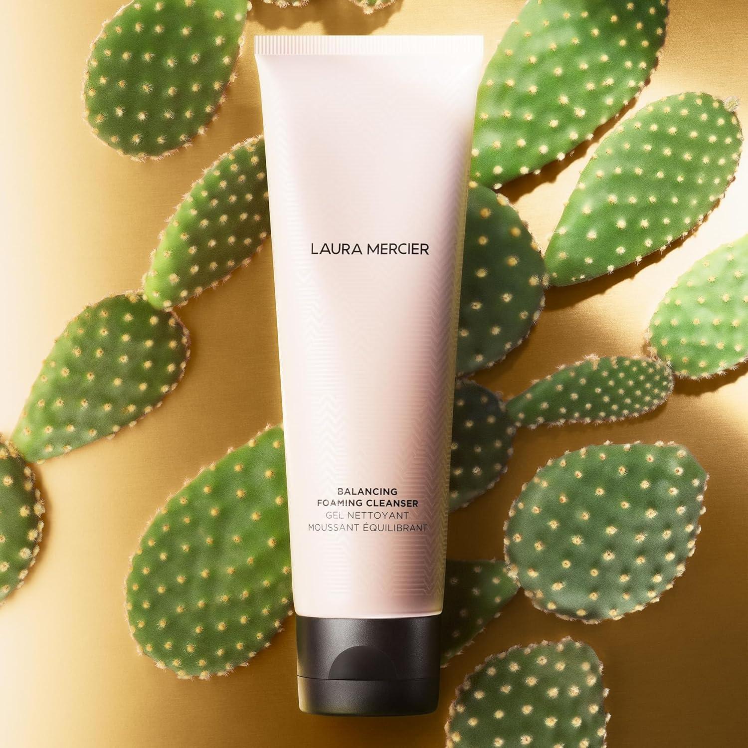 image:imageLaura Mercier Balancing Foaming Facial Cleanser Makeup Remover Gently Removes Dirt and Excess Oil Enriched with Prickly Pear Extract Maintains Skins Moisture Ideal for Oily Skin