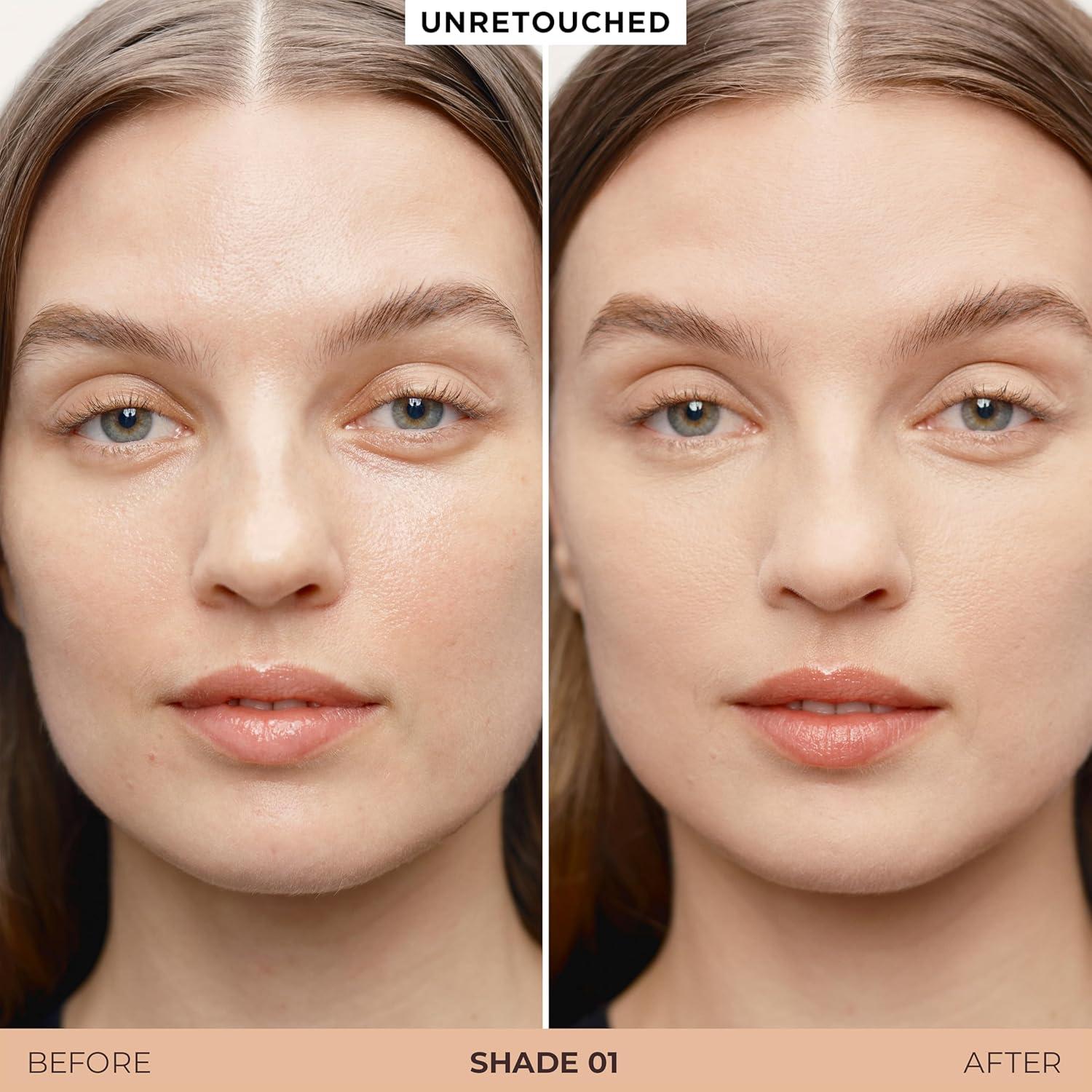 image:imageLaura Mercier Tinted Blur Balm BalmtoPowder Blurring Skin Tint 12HR Wear Natural Matte SoftFocus Finish Sheer Buildable Coverage PeptideInfusedShade 01 Fair w Neutral Cool Undertones