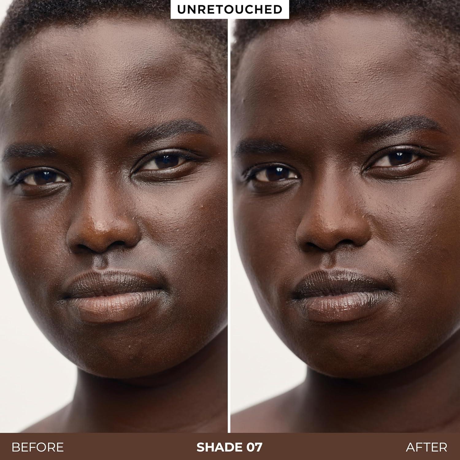 image:imageLaura Mercier Tinted Blur Balm BalmtoPowder Blurring Skin Tint 12HR Wear Natural Matte SoftFocus Finish Sheer Buildable Coverage PeptideInfusedShade 07 Deep w Neutral Cool Undertones