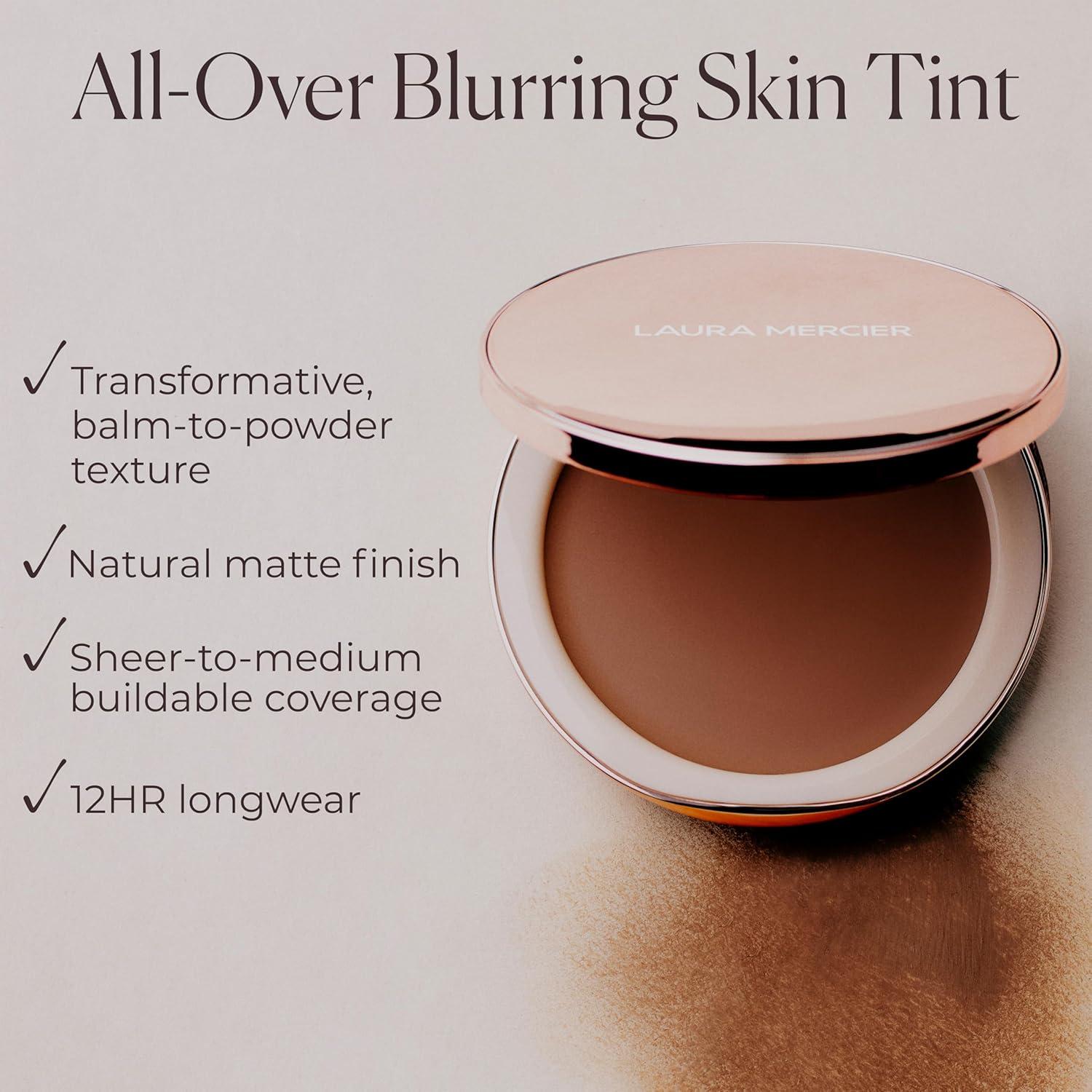image:imageLaura Mercier Tinted Blur Balm BalmtoPowder Blurring Skin Tint 12HR Wear Natural Matte SoftFocus Finish Sheer Buildable Coverage PeptideInfusedShade 02 Light w Neutral Undertones
