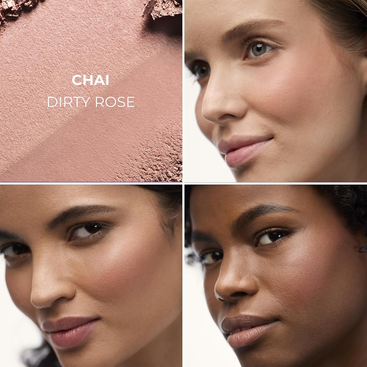 image:imageLaura Mercier Blush Color Infusion Duo Matte amp Luminous Powder Blush TalcFree 16HR Wear Buildable Natural FinishChai Dirty Rose
