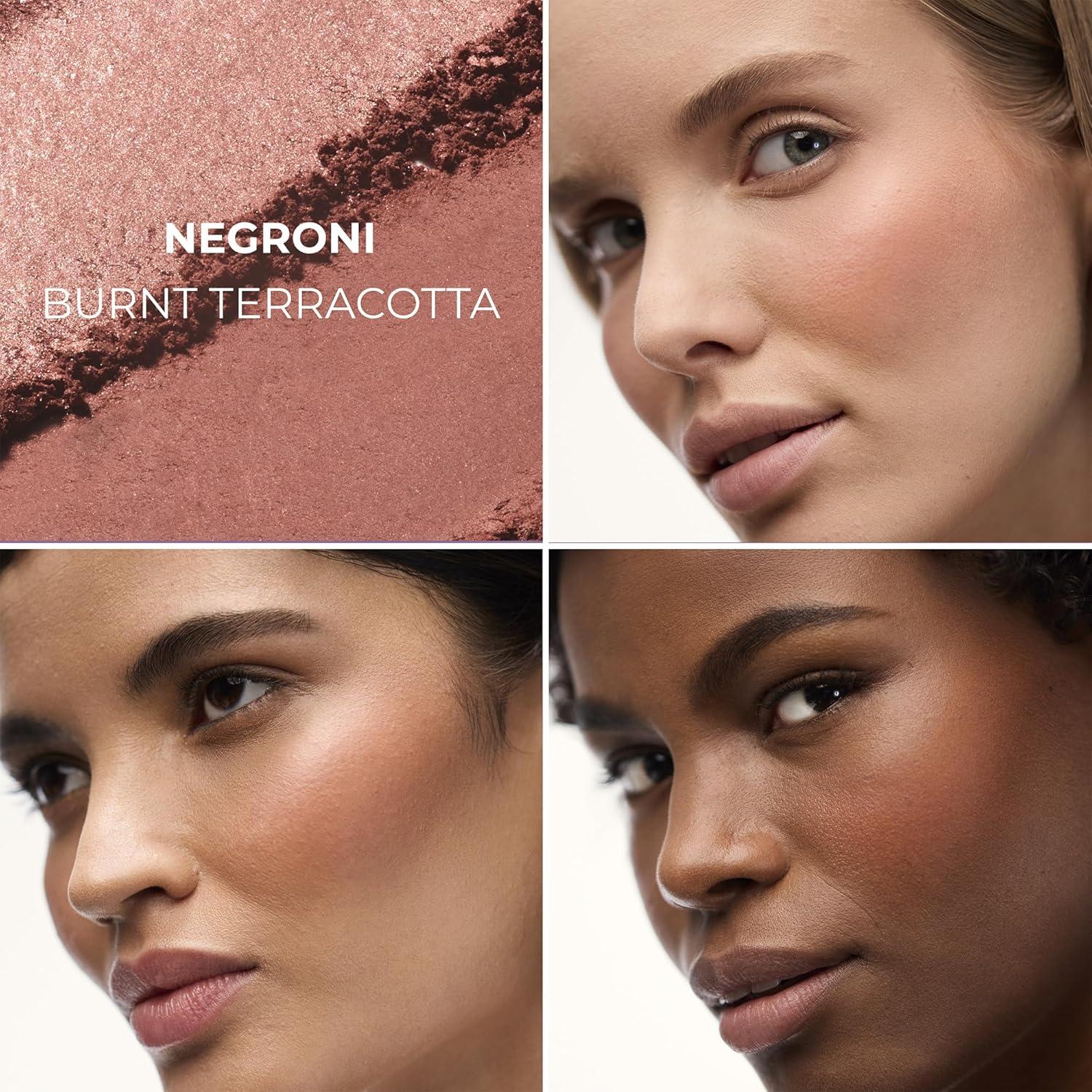 image:imageLaura Mercier Blush Color Infusion Duo Matte amp Luminous Powder Blush TalcFree 16HR Wear Buildable Natural FinishNegroni Burnt Terracotta
