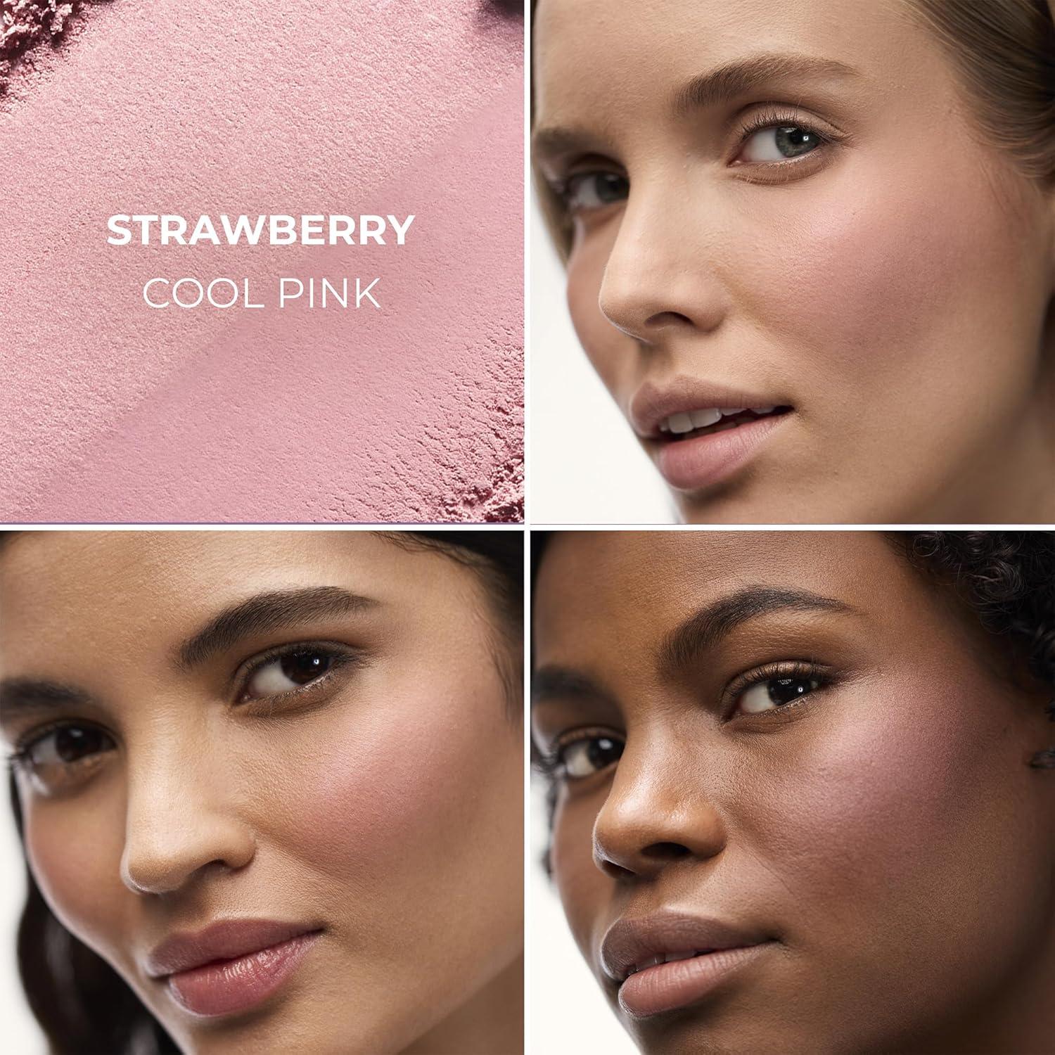 image:imageLaura Mercier Blush Color Infusion Duo Matte amp Luminous Powder Blush TalcFree 16HR Wear Buildable Natural FinishStrawberry Cool Pink
