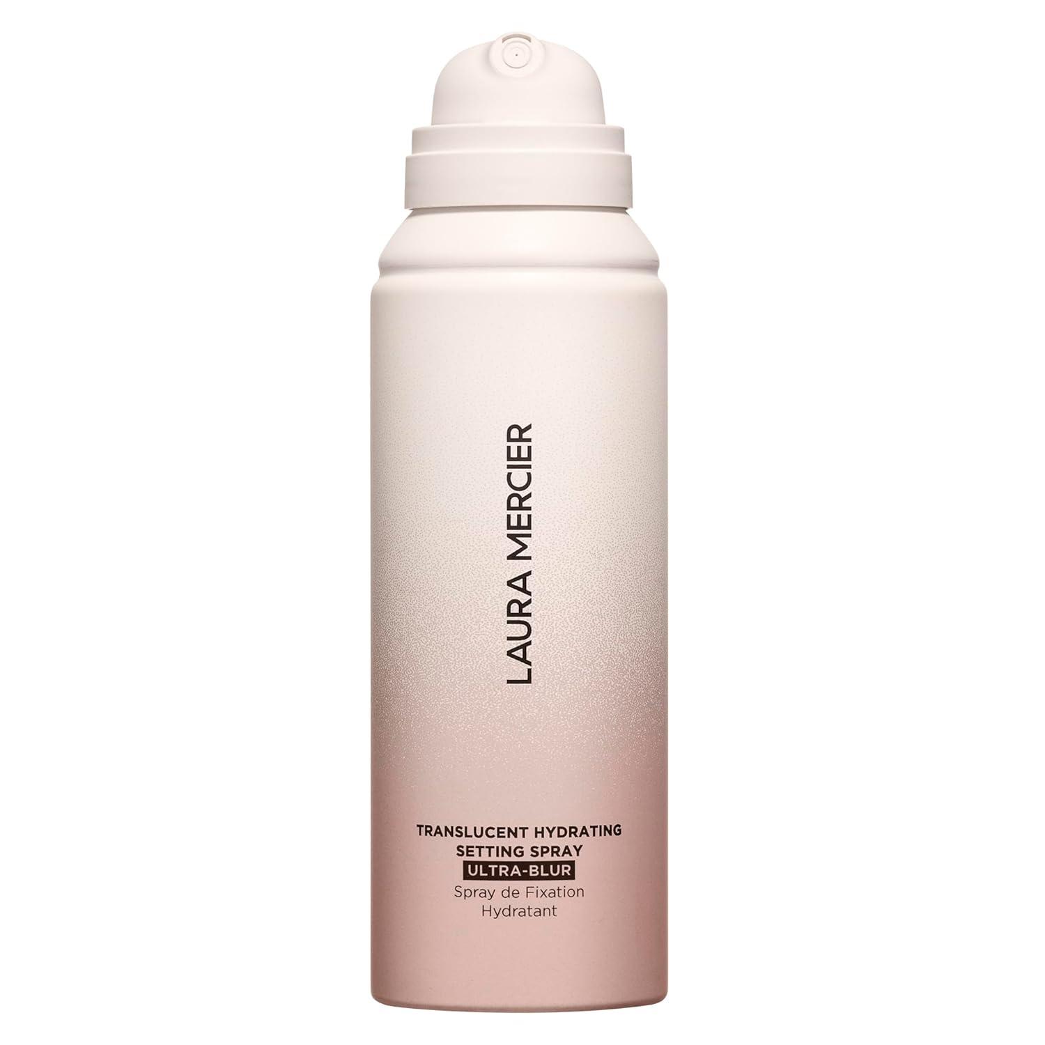 image:imageLaura Mercier Secret Brightening UnderEye Loose Setting Powder Color Correct Discoloration and Translucent Hydrating Setting Spray UltraBlur 24HR Shine Control Infused with Hyaluronic Acid Bundle