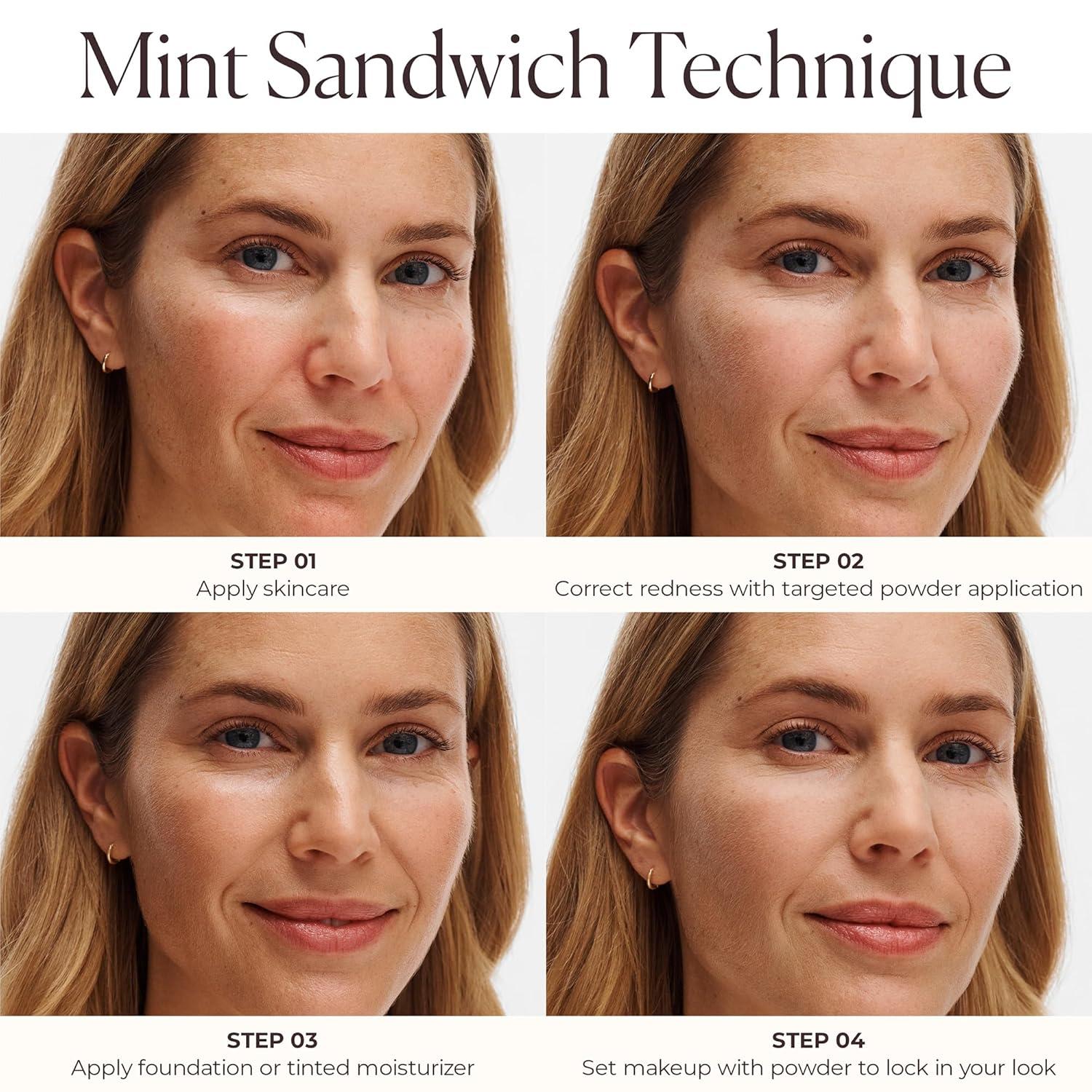 image:imageLaura Mercier Translucent Loose TalcFree Setting Powder UltraBlur 16HR Hydrating Wear Natural Finish Hyaluronic AcidInfused Normal to Dry amp Mature Skin Mint Green Shade Color Corrects RednessMint