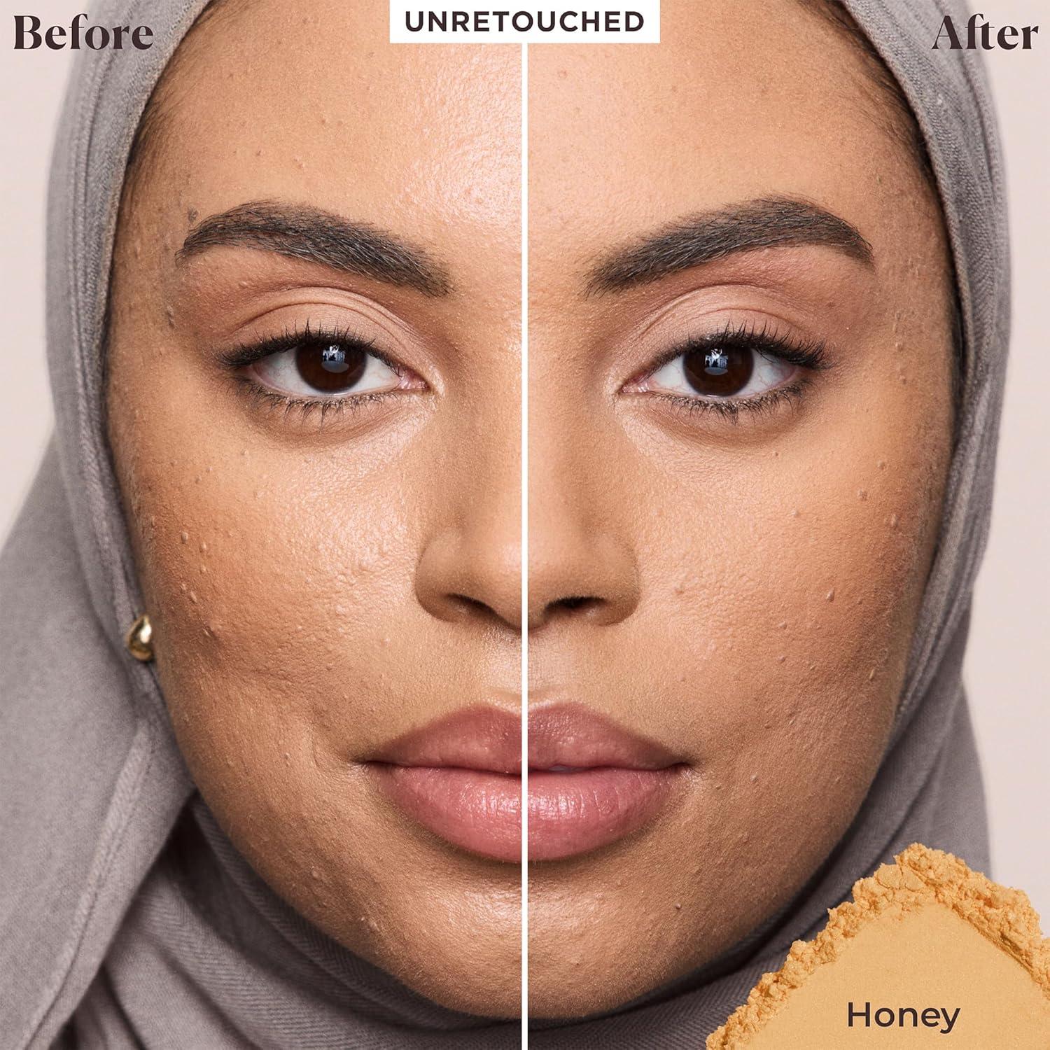 image:imageLaura Mercier Translucent Loose TalcFree Setting Powder UltraBlur 16HR Hydrating Wear Natural Finish Hyaluronic AcidInfused Normal to Dry amp Mature Skin Mint Green Shade Color Corrects RednessTranslucent Honey